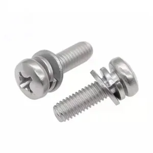 Комбинированные винты с крестообразной потайной головкой